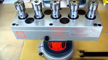 5 Spindle Head for Bridgeport R8 Machine   ER20 By AutoDrill