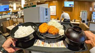 The Breakfast of Japanese Salarymen on a Rainy Day