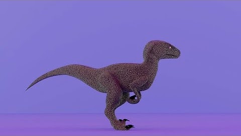 Demo reel- Animación Velociraptor/ Velociraptor animation