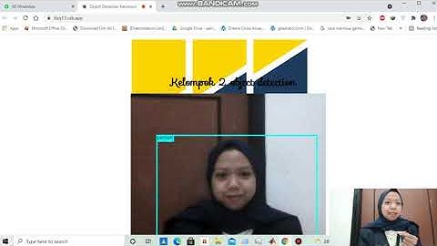 Pengolahan Citra : Aplikasi Pengolahan Citra "Realtime Object Detection"