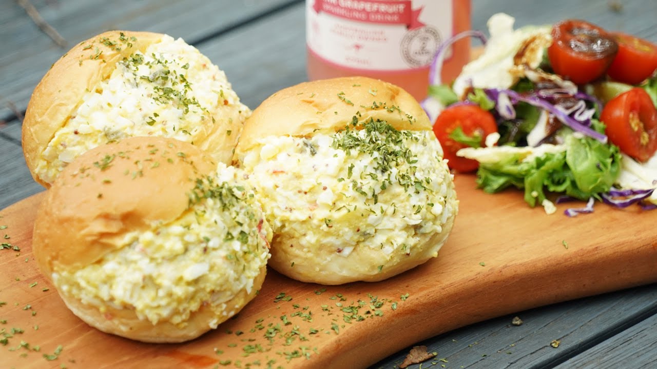 폭신폭신한 계란폭탄 샌드위치 만들기 Making a Fluffy Egg Bomb Sandwich YouTube