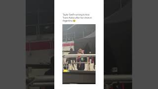 Taylor Swift Kissed Travis Kelce #taylorswift  #traviskelce #viral #ytshortsvideo