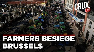 LIVE: European Farmers Flood Brussels To Oppose Controversial EU-Mercosur Trade Deal | Belgium | EU