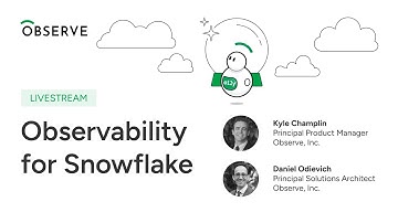 Observability for Snowflake