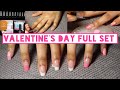 Valentines Day Nails 2022 | Beetles Nail Tips and Glue Gel Kit | Gel X and Apres Dupe