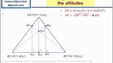 Complex Numbers - #6 - Nine Point Circle of a Triangle