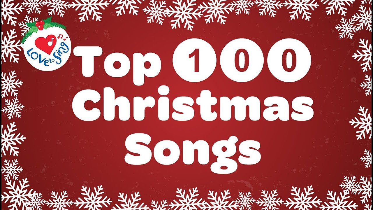 Top 100 Christmas Songs and Carols Playlist with Lyrics  Best Christmas Songs 