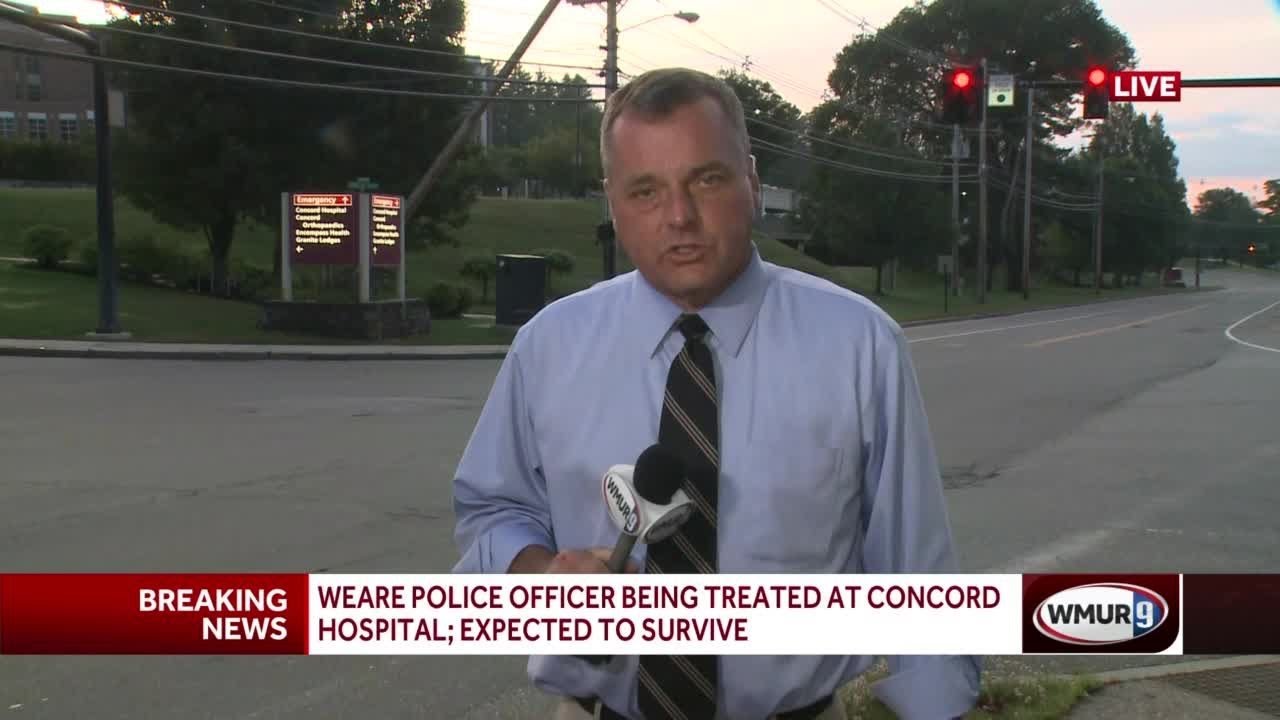 new hampshire commons Weare officer to undergo surgery after being shot