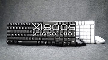 Tura RAPOO - Keyboard-Mouse Set X1800S Wireless