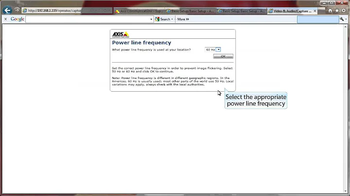 Technical installation tip: How to perform initial configuration of an AXIS M5014 Network Camera