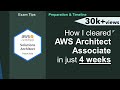 Comment jai obtenu le certificat aws certified solutions architect  associate en 4 semaines