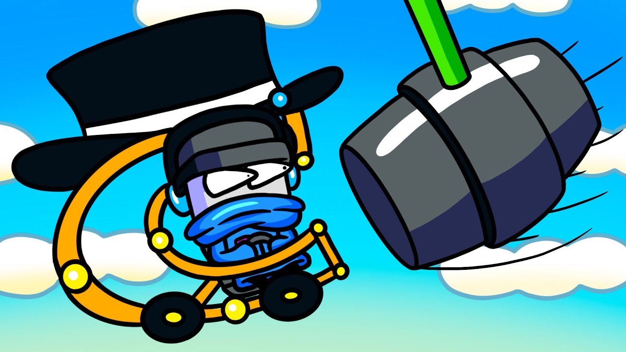 We Draw Dumb Cars and Get Smashed in Draw Crash Test: Destruction!