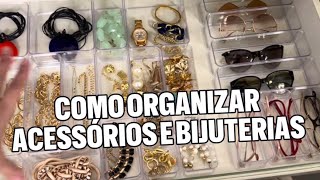 Como organizar bijuterias na gaveta