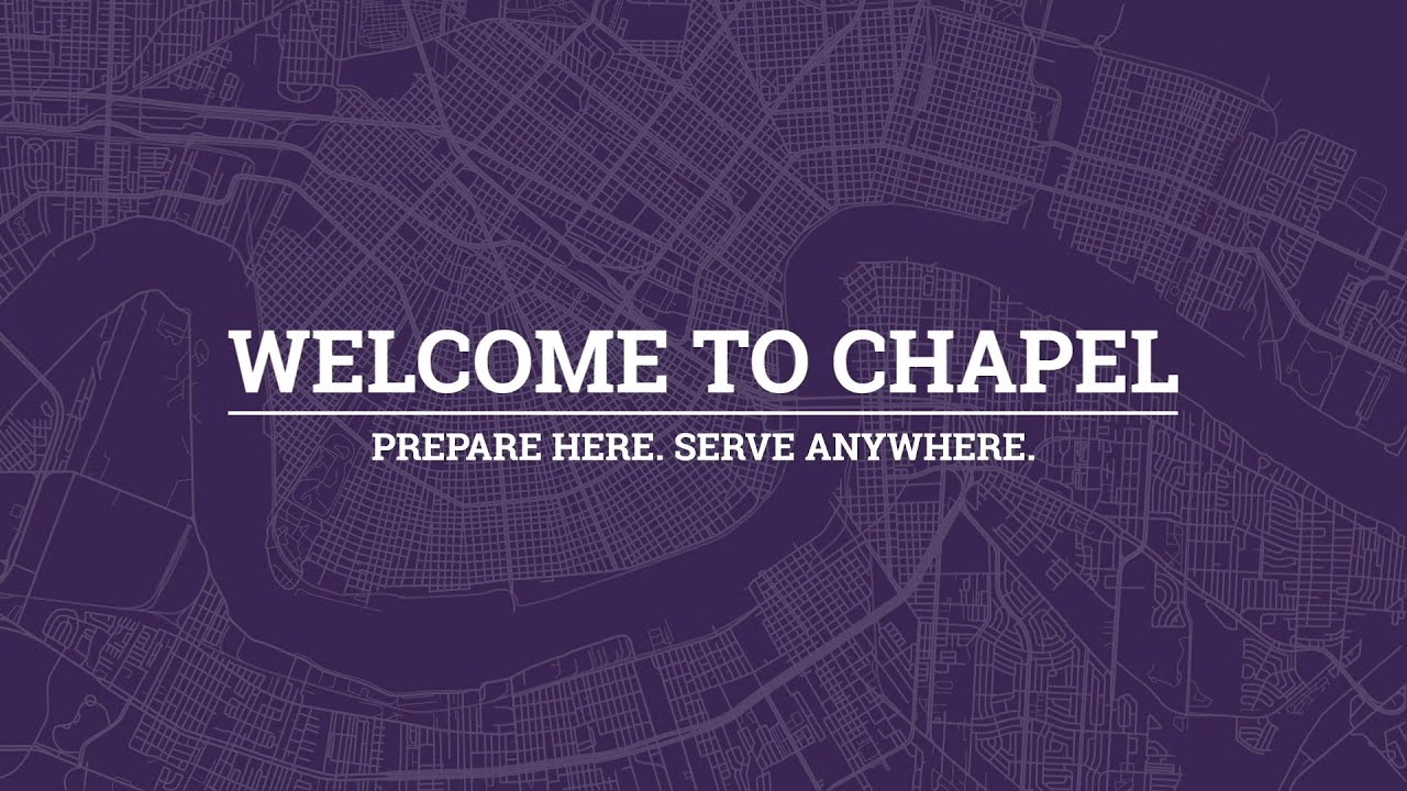 Chapel Dr. Shawn Parker YouTube