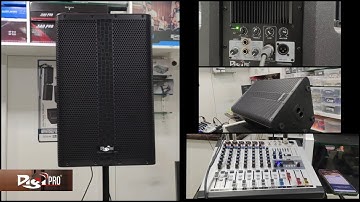 DigiPro H15A powered speaker and AifaPro MIX8FX Mixing console Soundcheck.