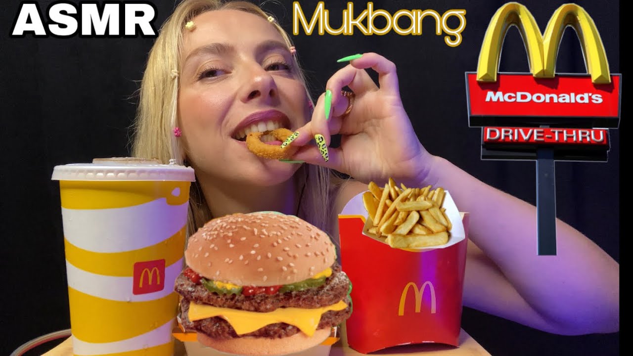 McDonald’s Gamer Menü MUKBANG Asmr | Ananem zehirlendi🤦🏼‍♀️