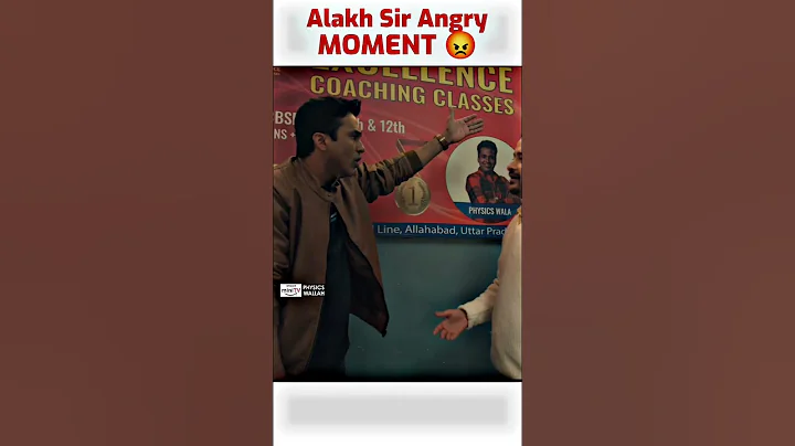 Alakh Sir Got Angry🤬🤬 #pw #shorts #alakhpandey #physicswallahwebseries