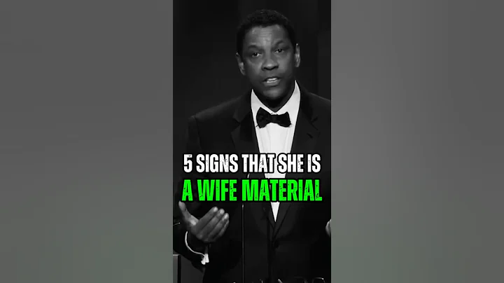 5 signs that she is a wife material #denzelwashington #motivation #inspiration #lifelessons #quotes