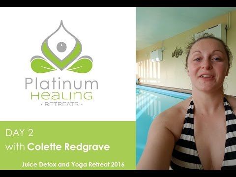 Colette Redgrave experiences day 2 of the Platinum Healing Juice Detox and Yoga Retreat
