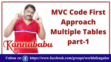 MVC -COde first Approach Multiple Tables-1