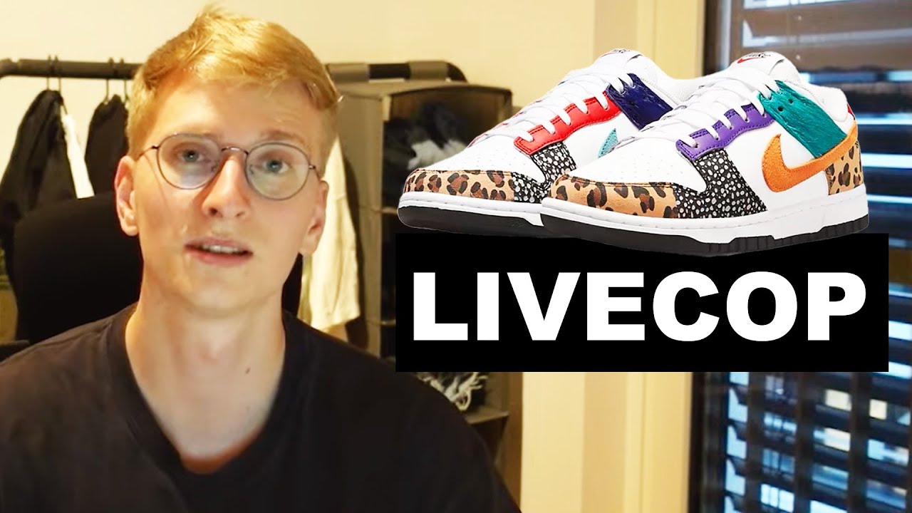 NIKE DUNK LOW SAFARI MIX CHECKOUTS! | RESELL LIVECOP 👟