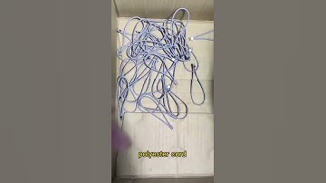 The drawstring cord with injuction plastic aglet