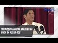 Pangulong Marcos nakauwi na mula sa ASEAN-GCC | TV Patrol