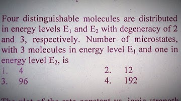 Csir net december 2017 solution: Statistical Thermodynamics