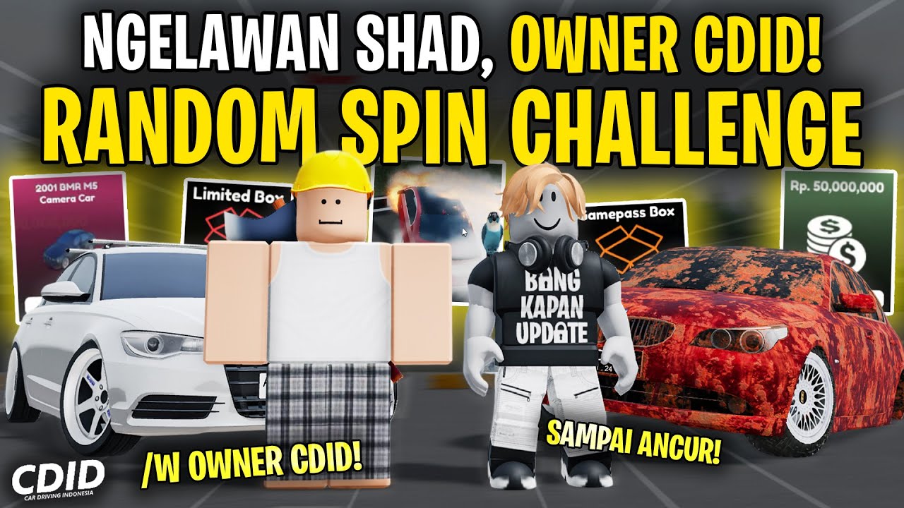 MEMBELI MOBIL RANDOM MELAWAN OWNER CDID ! BOX SPIN CHALLENGE - Car Driving Indonesia V1.6