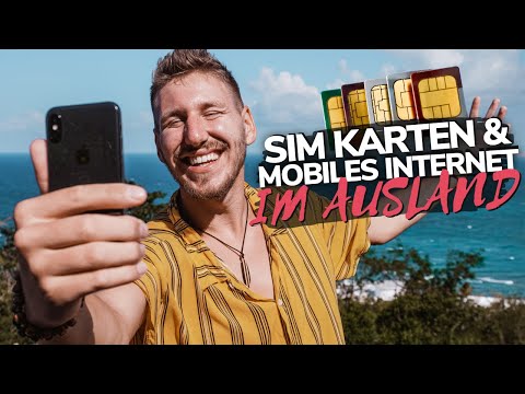 Mobiles Internet auf Reisen und Sim Karten im Ausland + Whatsapp behalten! So geht's!