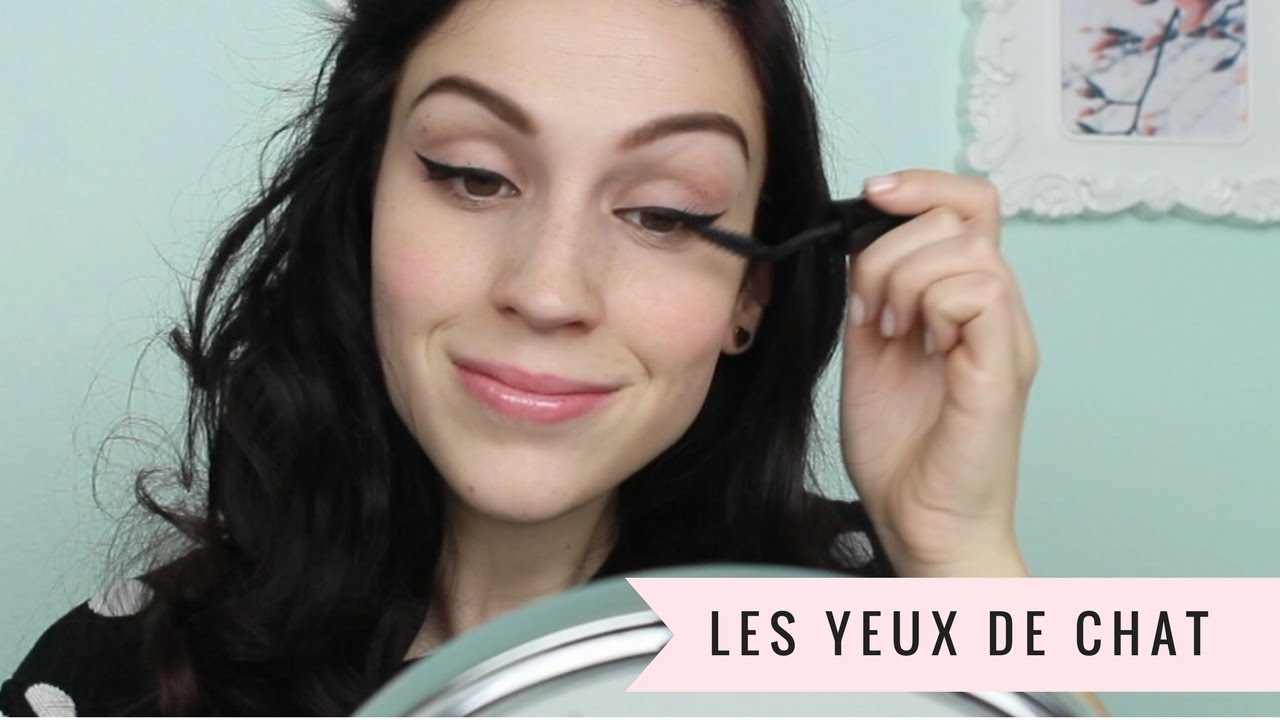 Cynthia Dulude Comment Faire Des Yeux De Chat How To Make Cat Eyes Tutorial Youtube