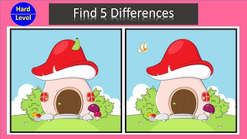 Spot 5 Differences Challenge!!🔍Part 4 | Can You Find Them All in 15 Sec? | Brain Teaser Chikooberry
