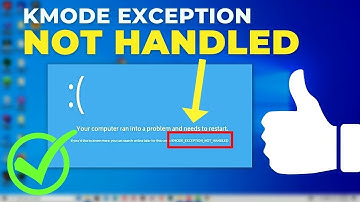 KMode Exception not handled windows 10