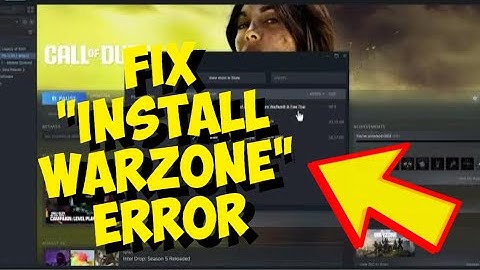 How To Fix COD Warzone Error "Install Warzone" Even Though You Already Have Warzone Installed!