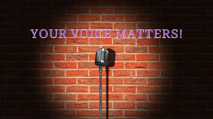 YOUR VOICE MATTERS | SPEAK UP🎤✔️🗣️