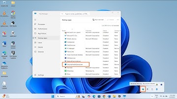 How to fix Windows Security Icon Missing from System Tray and Task Manager Startup Tab in Windows 11