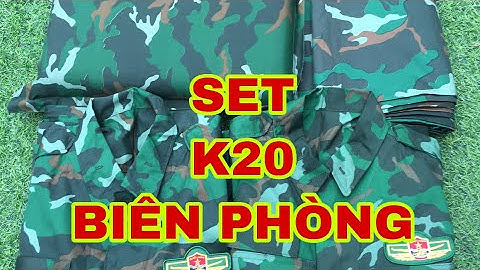 SET K20 BIÊN PHÒNG CHUẨN ĐẸP ( quần áo , gối hơi , vỏ chăn )