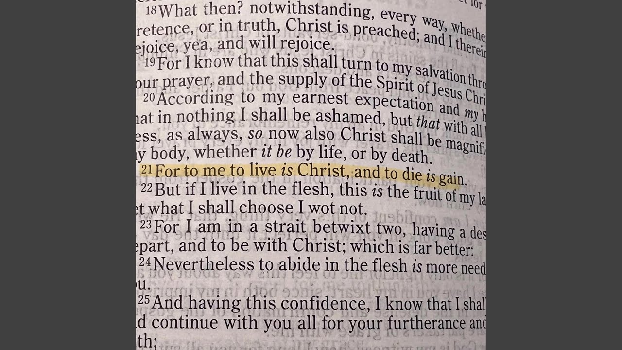 To Live is Christ (feat. Jessup L. Crosby & Pastor Kirk Keller)