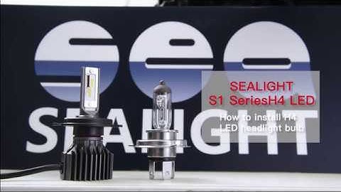 How to Install H4/9003 LED Headlight Bulbs - SEALIGHT S1 Series
