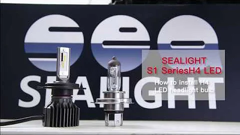 How to Install H4/9003 LED Headlight Bulbs - SEALIGHT S1 Series