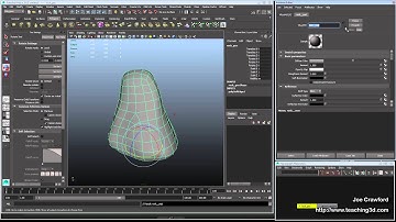 Teaching3D - Work Flow Basics - Rock Part 2 - Displacement For Rendering - With Joe Crawford