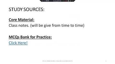 FACR Lec No 1 | Sir Umar Munir