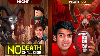 I Survived 99 Nights In The Forest In Roblox No Death Challenge