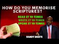 Tips on how to Memorize Scriptures - Randy Skeete Q&A SESSION