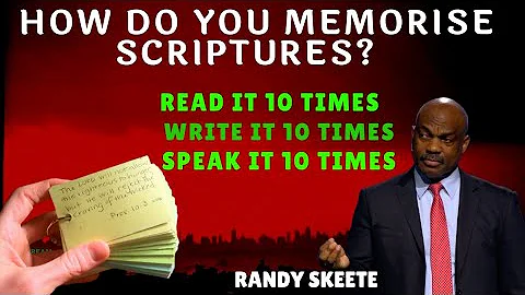 Tips on how to Memorize Scriptures - Randy Skeete ...