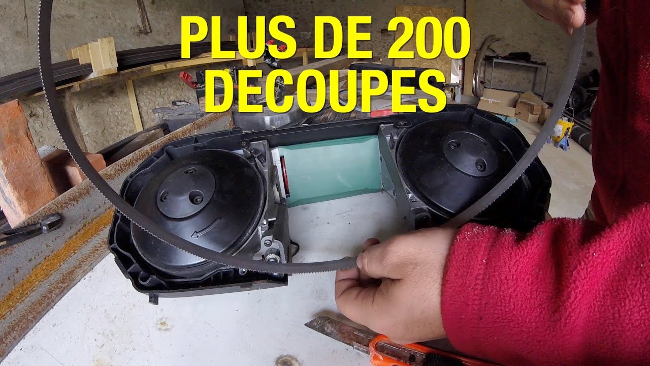 Remplacer la lame de la scie à ruban LIDL Parkside YouTube