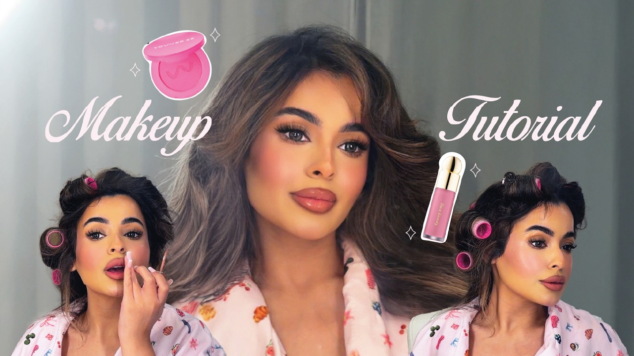 MAKE UP TUTORIAL | و اخيرا ميك اب تيتوريال، مكياجي المعتاد 🤩💄💗✨