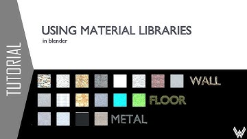 Tutorial - Part 2: Using material libraries in blender