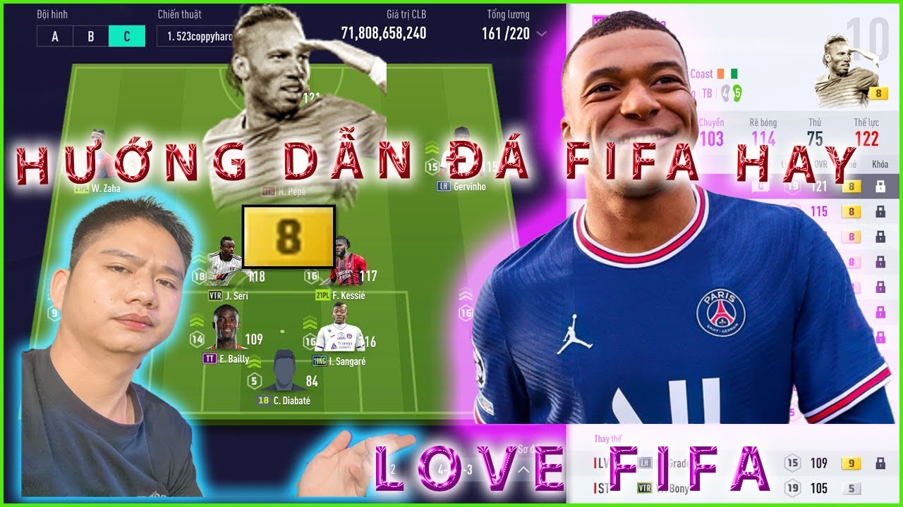 LOVE FIFA 🏆🏆 HƯỚNG DẪN ĐÁ FIFA ONLINE 04 ⚽⚽ TES ĐỘI HÌNH FIFA ⚽ 🏆⚽