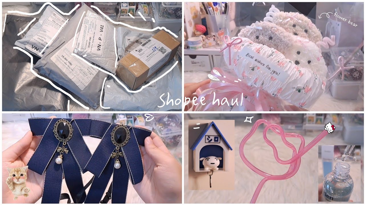 [UNBOXING SHOPEE HAUL💸]MÌNH ĐÃ SĂN SALE NHỮNG GÌ TRÊN SHOPEE ||✧ PAW